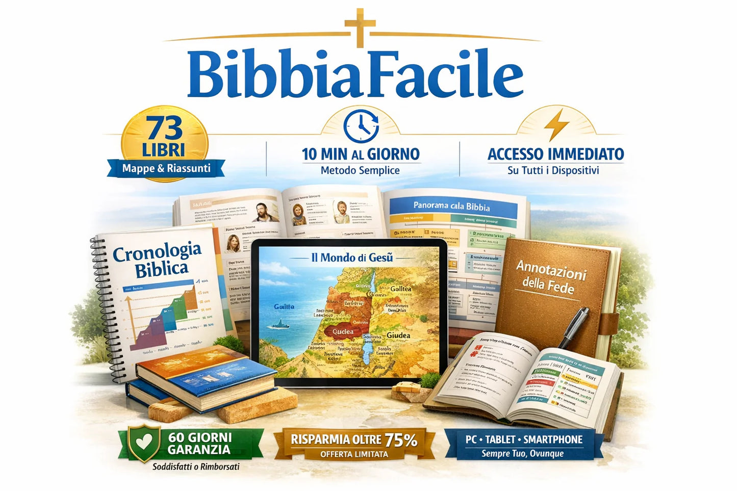 BibbiaFacile — Guida passo passo per capire davvero la Bibbia